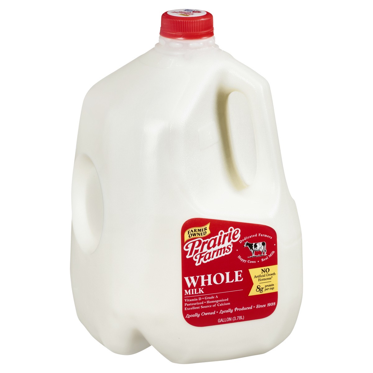 slide 6 of 11, Prairie Farms Vitamin D Whole Milk - 1 gal, 1 gal