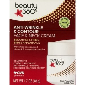 slide 1 of 1, Beauty 360 Anti-Wrinkle & Contour Face & Neck Cream, 1.7 Oz, 1.7 oz
