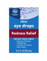 slide 1 of 1, Kroger Eye Drops Red Relief Lubricant, 0.5 fl oz