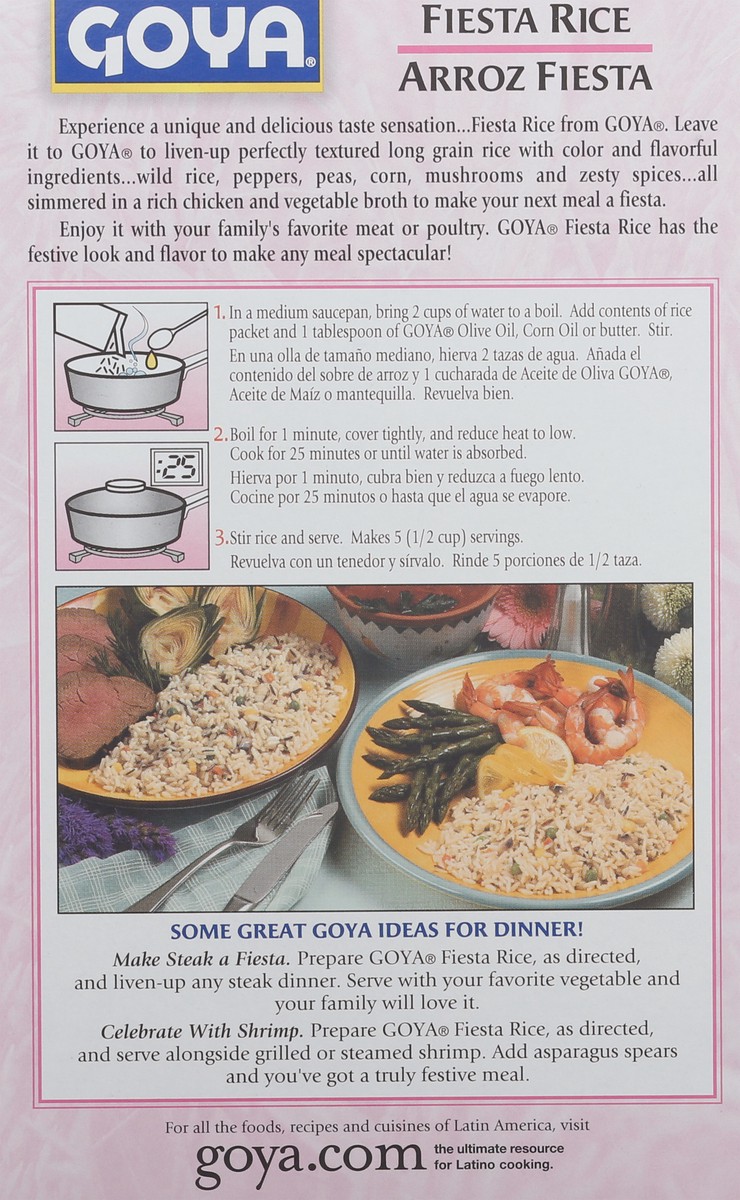 slide 9 of 13, Goya Fiesta Rice with Wild Rice & Vegetables - 7 oz, 7 oz