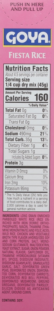 slide 7 of 13, Goya Fiesta Rice with Wild Rice & Vegetables - 7 oz, 7 oz