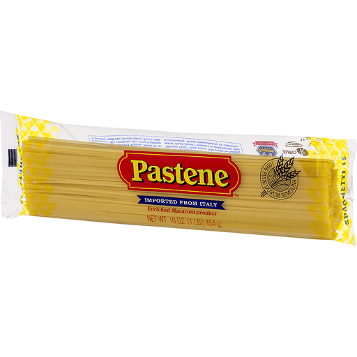 slide 3 of 9, Pastene Spaghetti, 16 oz