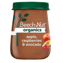 Beech-Nut Organics Stage 2 (6+ months) Apple Raspberry & Avocado 4 oz