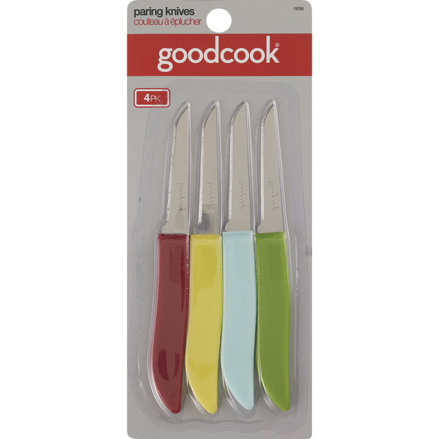 slide 1 of 1, Good Cook Paring Knives, 4 ct