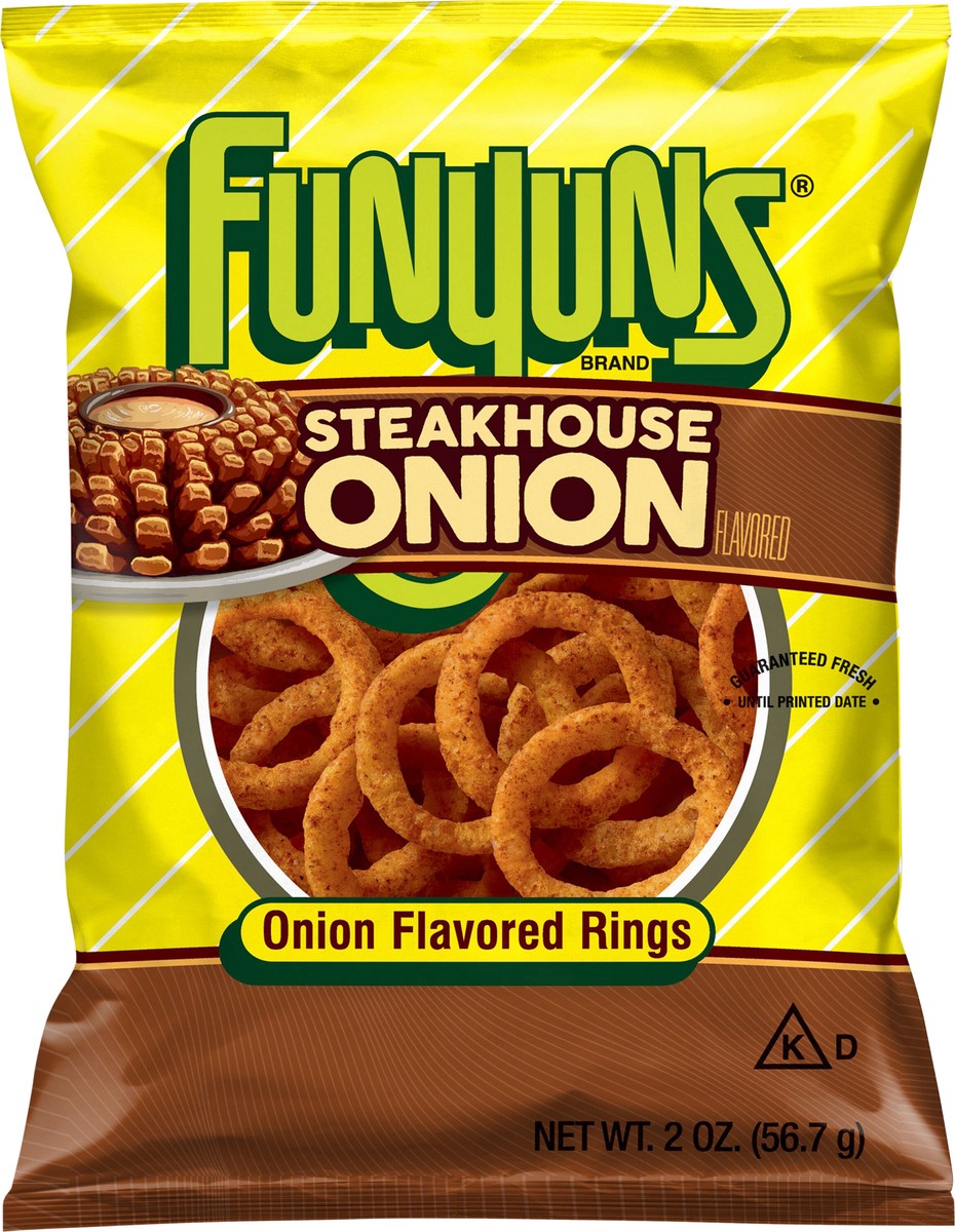 slide 7 of 7, Funyuns Onion Flavored Rings Steakhouse Onion Flavored 2 Oz, 2 oz