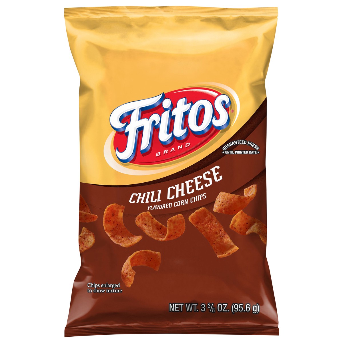 slide 1 of 9, Fritos Corn Chips Chili Cheese Flavored 3 3/8 oz, 3.37 oz