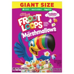 Kellogg's Giant Size Fruit Loops With Marshmallows