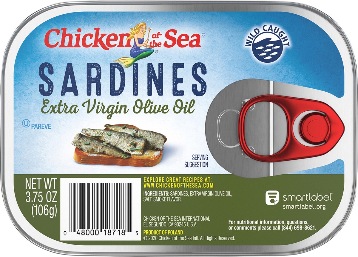 slide 2 of 3, Chicken of the Sea Sardines in Extra Virgin Olive Oil 3.75 ounces, 3.75 oz