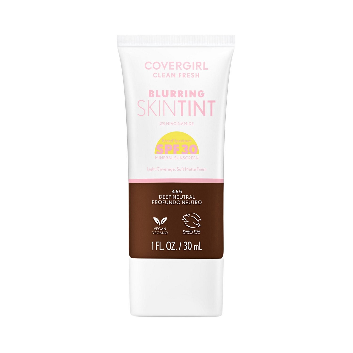 slide 1 of 1, COVER GIRL Covergirl Clean Fresh Blurring Skin Tint, Spf 30, Medium Rich Warm, 1 ct