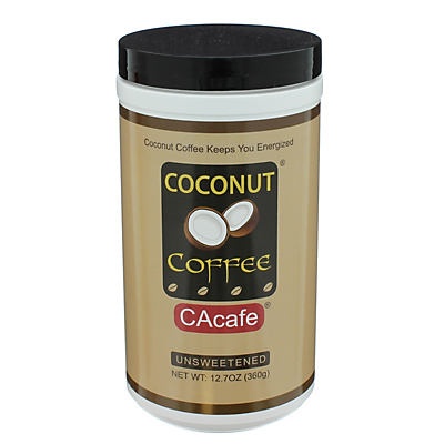 slide 1 of 1, CAcafe Coconut Coffee Unsweetened, 12.7 oz