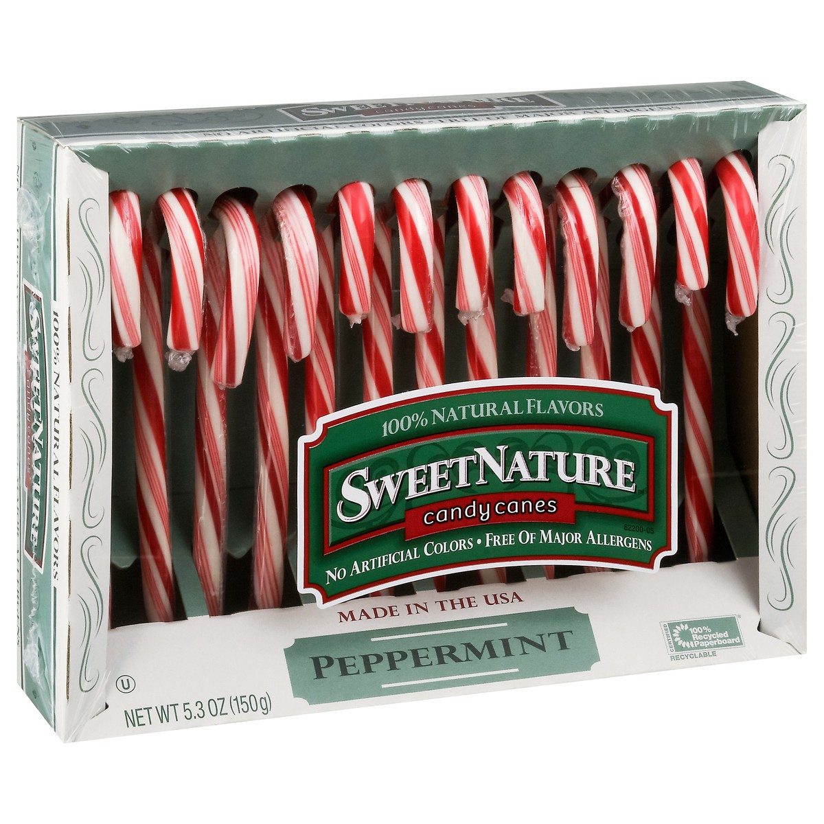 slide 2 of 9, Sweet Nature Spangler Candy Company Sweetnature Candy Canes, Peppermint, 5.3 oz