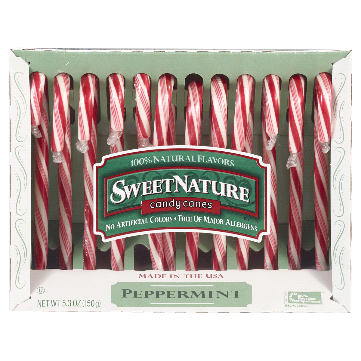 slide 1 of 1, Sweet Nature Spangler Sweet Nature Canes Peppermint, 5.3 oz
