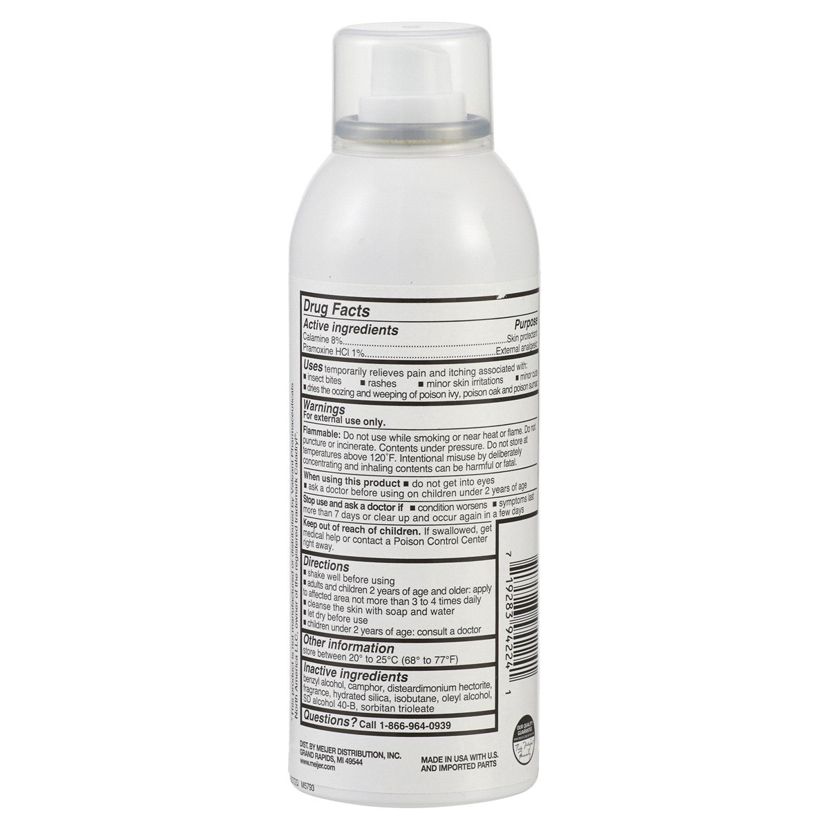 slide 3 of 5, Meijer Calamine Plus Spray, 4.1 oz