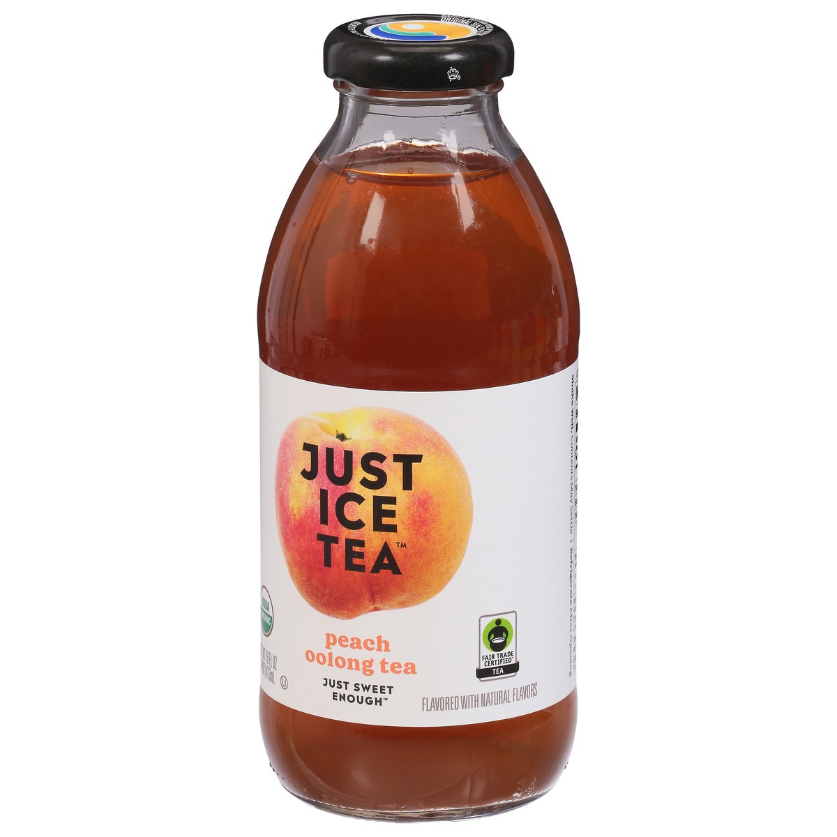 slide 3 of 9, Just Ice Tea Peach Oolong Tea 16 fl oz, 16 fl oz