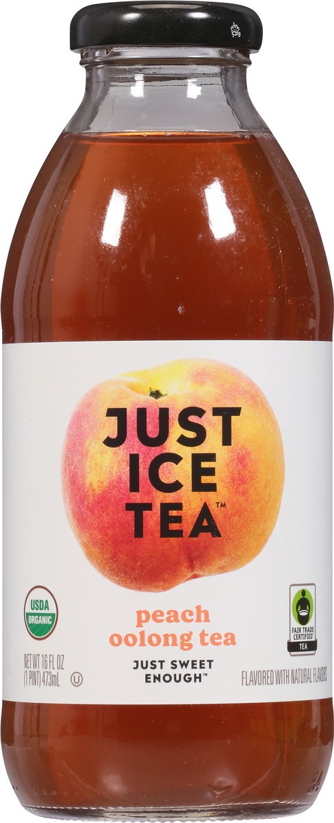 slide 4 of 9, Just Ice Tea Peach Oolong Tea 16 fl oz, 16 fl oz