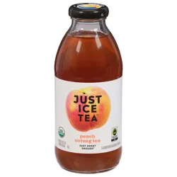 Just Ice Tea Peach Oolong Tea 16 fl oz