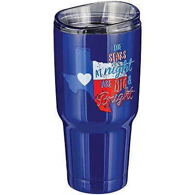 slide 1 of 1, Haven & Key Blue Stars At Night Texas Stainless Steel Tumbler, 30 oz