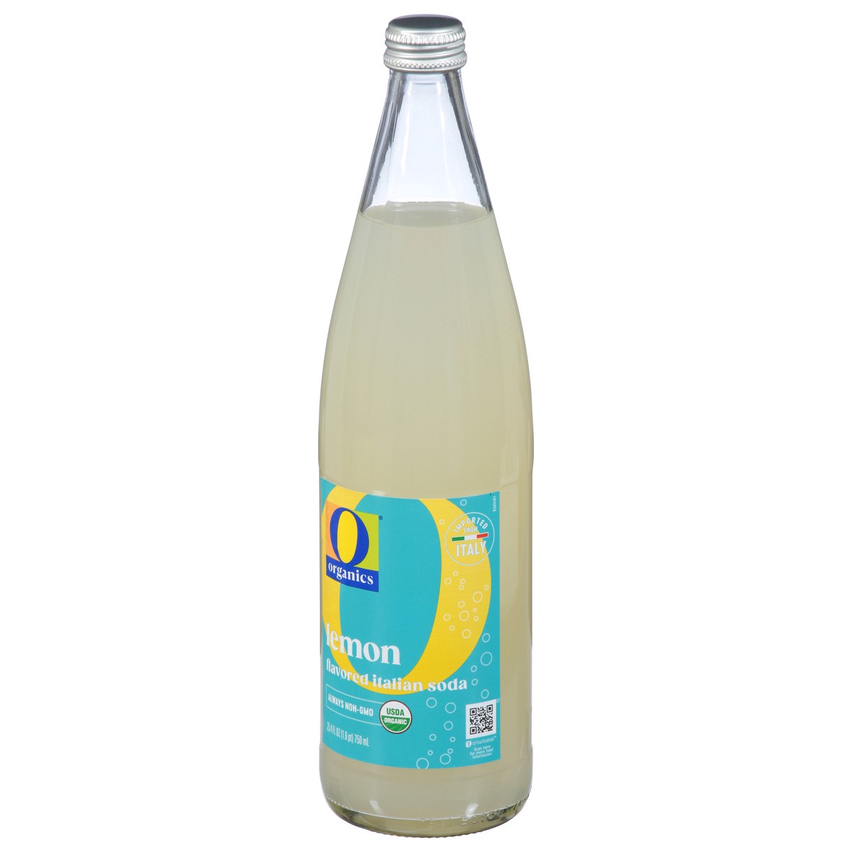 slide 4 of 4, O Organics Italian Soda Lemon - 750 Ml, 750 ml