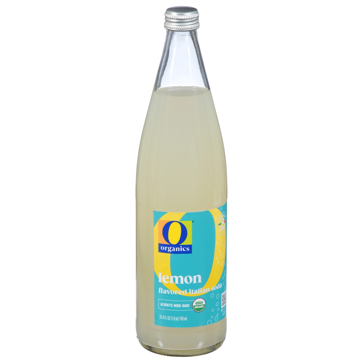 slide 2 of 4, O Organics Italian Soda Lemon - 750 Ml, 750 ml