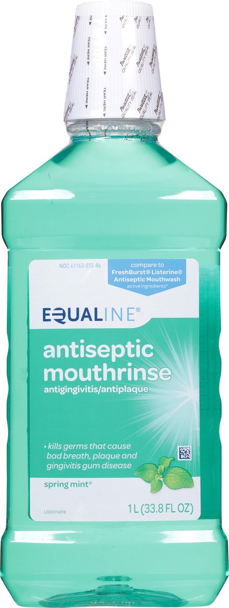 slide 3 of 9, Equaline Mint Antiseptic Rinse, 1 liter