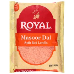 Royal Split Red Lentils Masoor Dal 2 lb