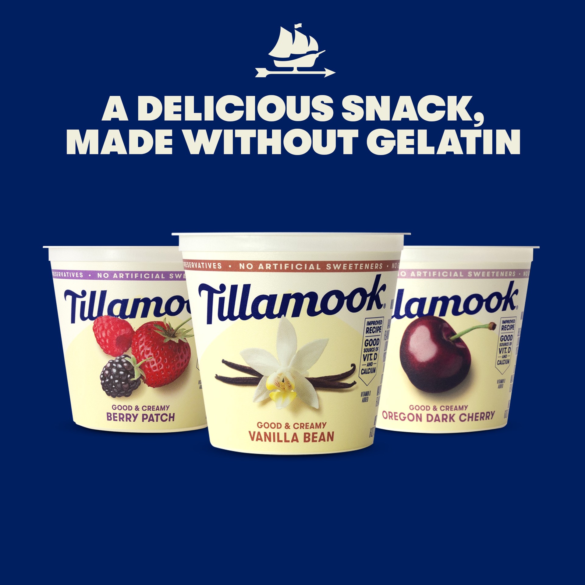 slide 4 of 4, Tillamook Oregon Dark Cherry Low-Fat Yogurt, 6oz, 170 g