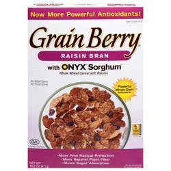 Grain Berry Raisin Bran with Onyx Sorghum Cereal 16.6 oz