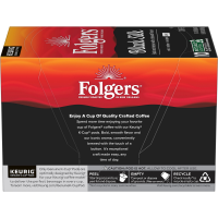 slide 13 of 21, Folgers Black Silk Coffee, Dark Roast, Keurig K-Cup Pods, 10 Count Box, 10 ct