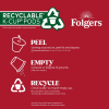slide 8 of 21, Folgers Black Silk Coffee, Dark Roast, Keurig K-Cup Pods, 10 Count Box, 10 ct