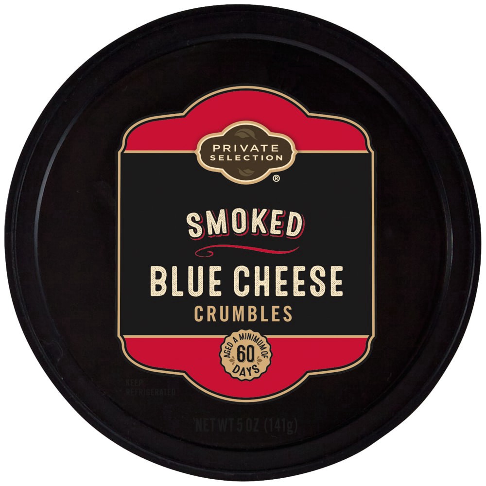 slide 3 of 3, Private Selection Smoked Blue Cheese Crumbles, 5 oz