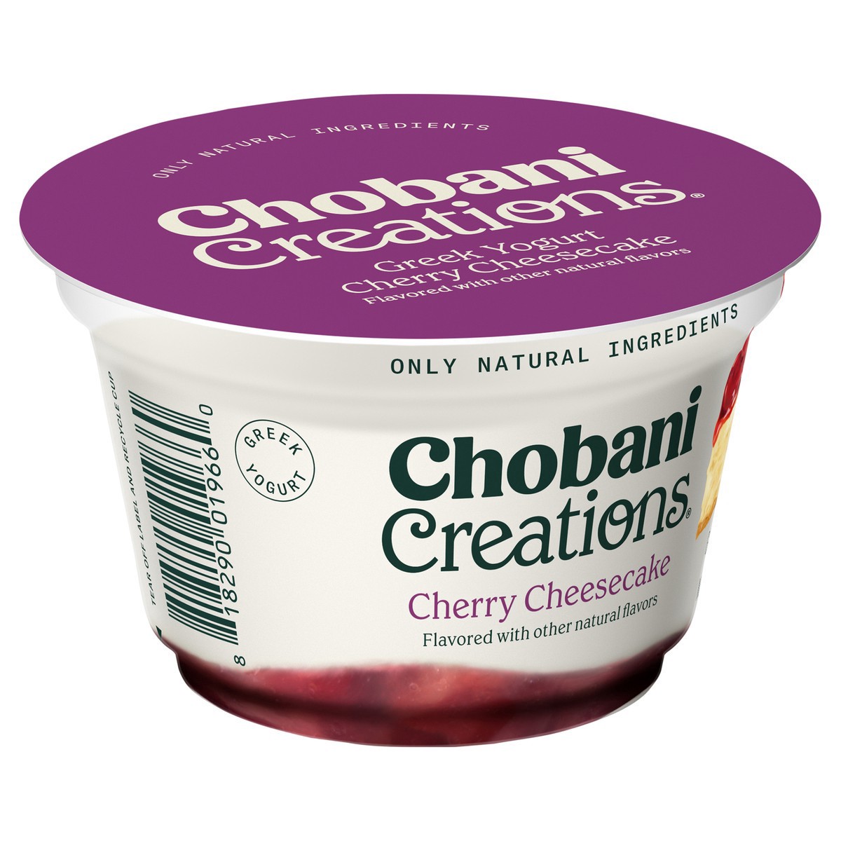slide 8 of 13, Chobani Yogurt, Greek, Cherry Cheesecake, 5.3 oz