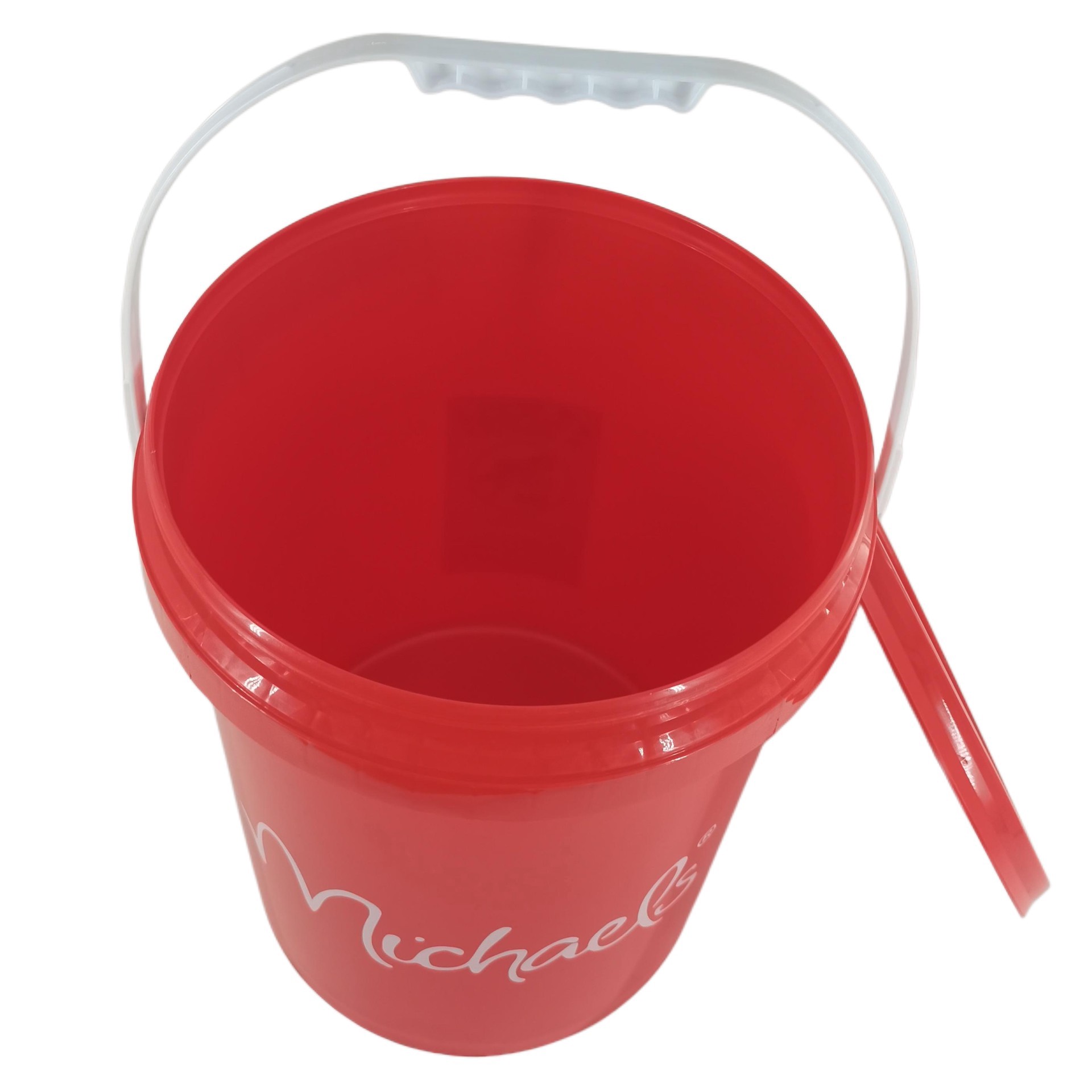 slide 5 of 6, 5gal. Red Craft Bucket With Lid By Craft Smart, 5 gal