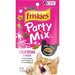 Purina Friskies Cat Treats, Party Mix California Crunch With Chicken