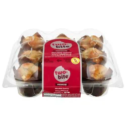 Two-Bite Premium Double Berry Muffins 13 oz