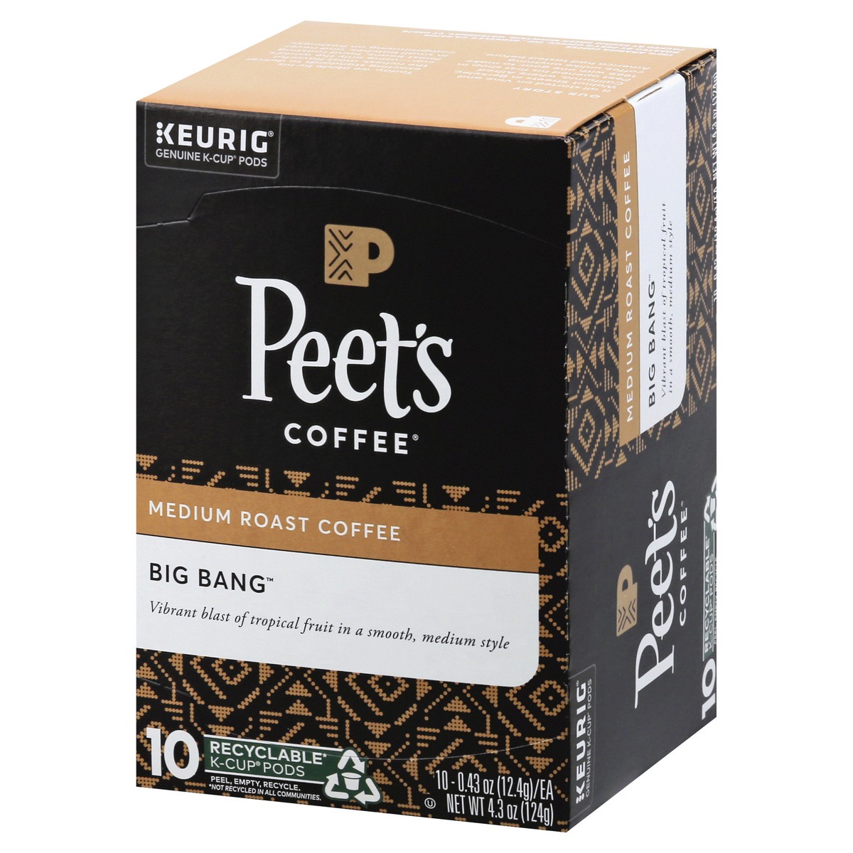 slide 5 of 9, Peet's Big Bang Medium Roast Peet's - 10 ct, 10 ct