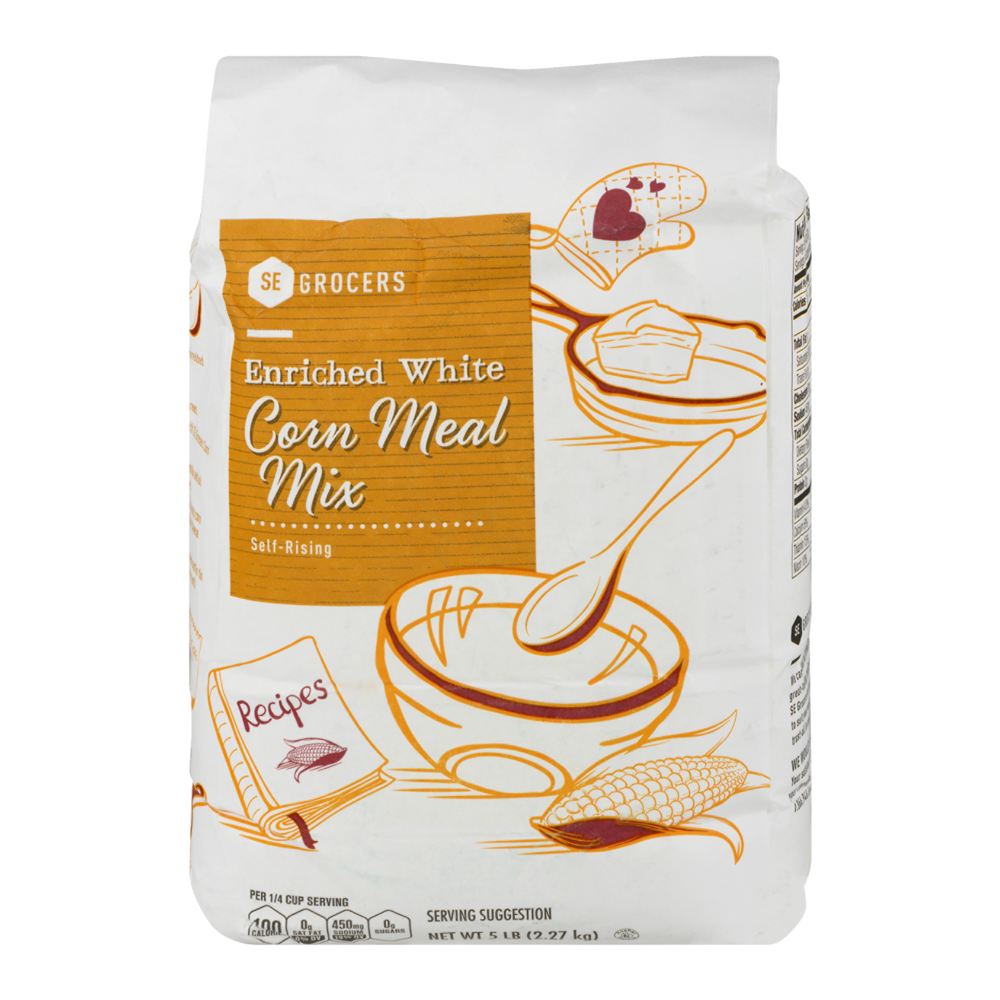 slide 1 of 1, SE Grocers Self Rising Corn Meal, 5 lb