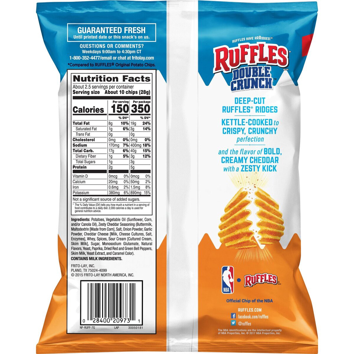 slide 4 of 7, Ruffles Potato Chips, 2.38 oz