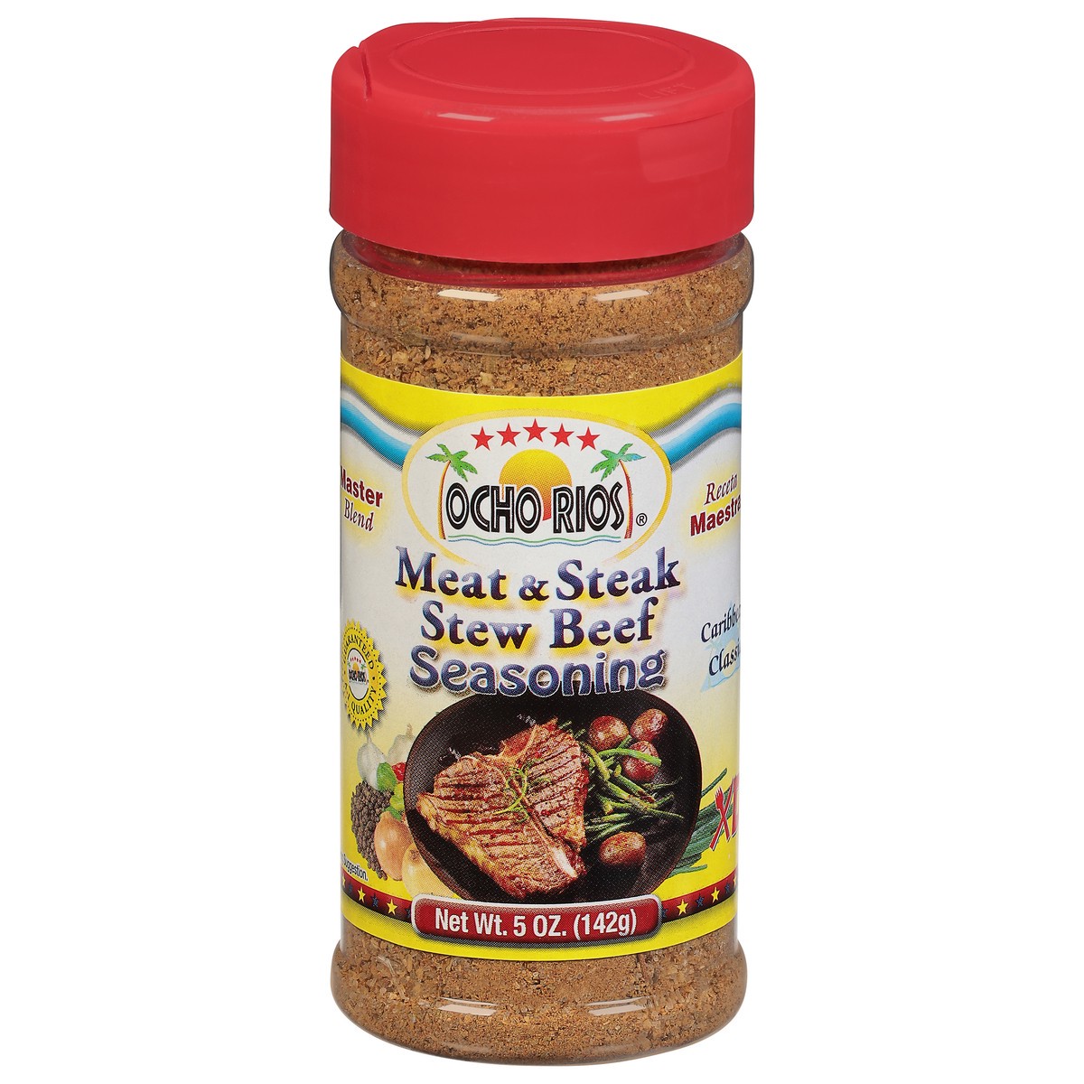 slide 1 of 1, Ocho Rios Meat & Steak Stew Beef Seasoning 5 oz, 5 oz