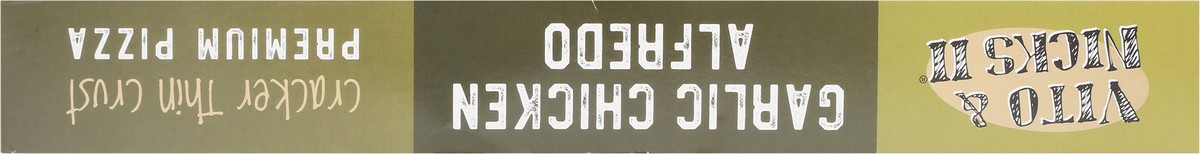 slide 5 of 13, Vito & Nicks II Cracker Thin Crust Premium Garlic Chicken Alfredo Pizza 23.25 oz, 23.25 oz