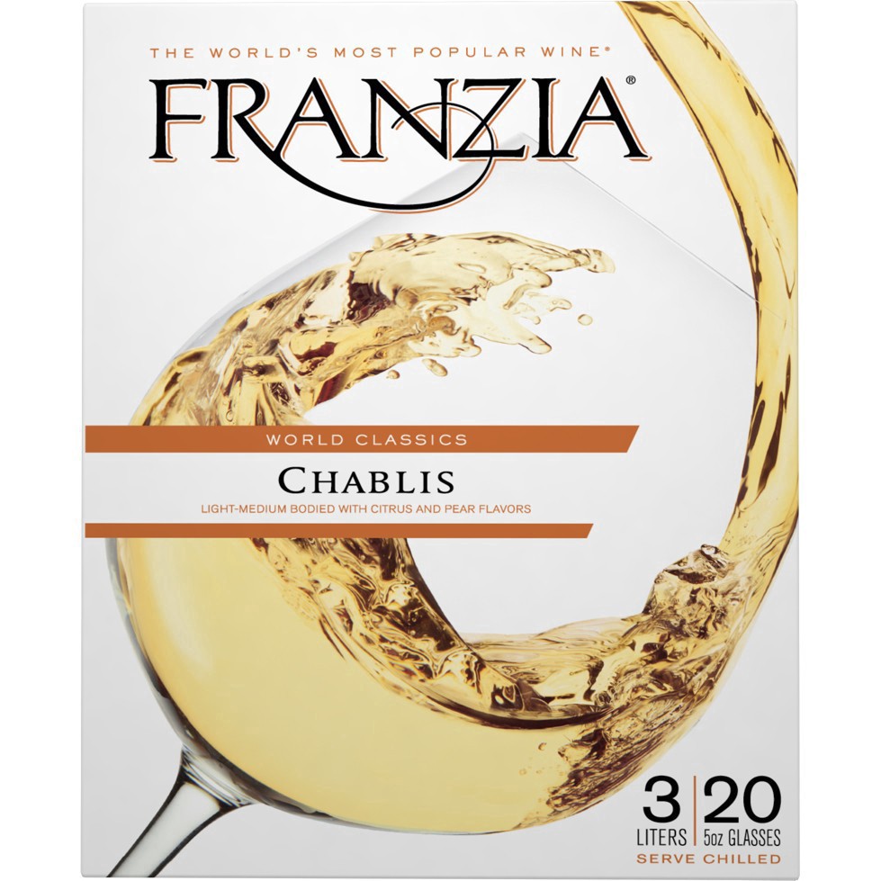 slide 2 of 6, Franzia Chablis White Wine - 3L Box, 3 liter