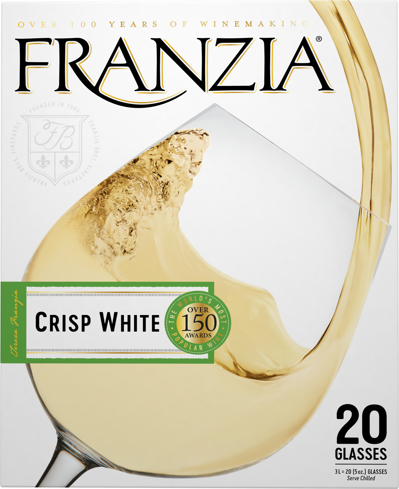 slide 4 of 6, Franzia Chablis White Wine - 3L Box, 3 liter