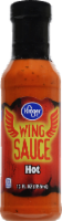 slide 1 of 1, Kroger Wing Sauce - Hot, 12 fl oz