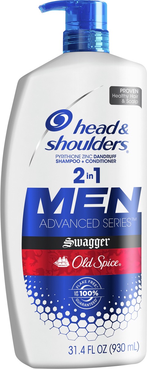 slide 3 of 3, Head & Shoulders Head and Shoulders Old Spice Swagger Dandruff 2 in 1 Shampoo and Conditioner, 31.4 fl oz, 31.40 fl oz