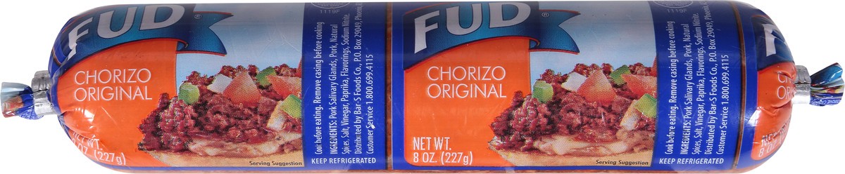 slide 7 of 9, FUD Original Chorizo 8 oz, 8 oz