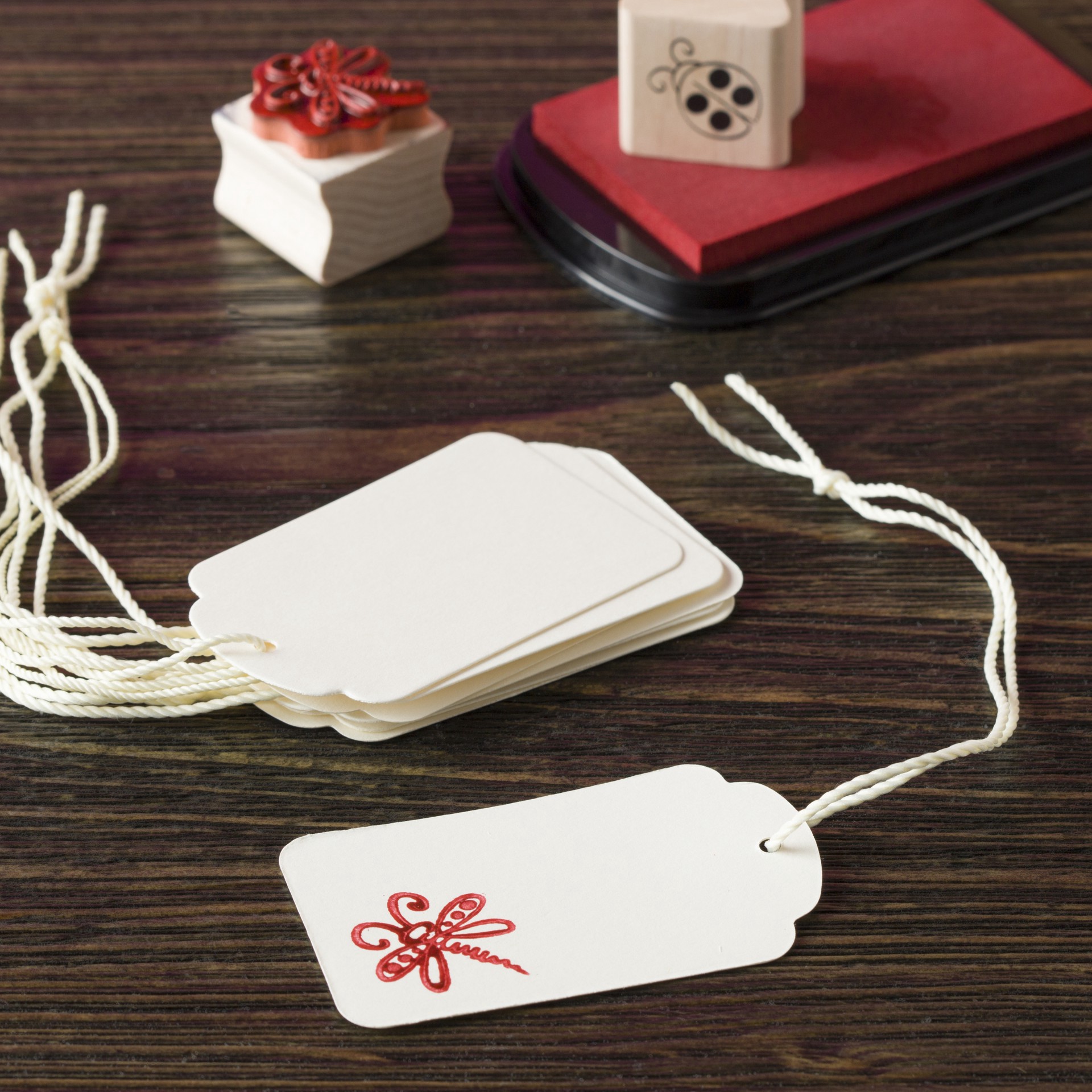slide 2 of 5, Ivory Gift Tags By Recollections, 1.61 in x 2.75 in