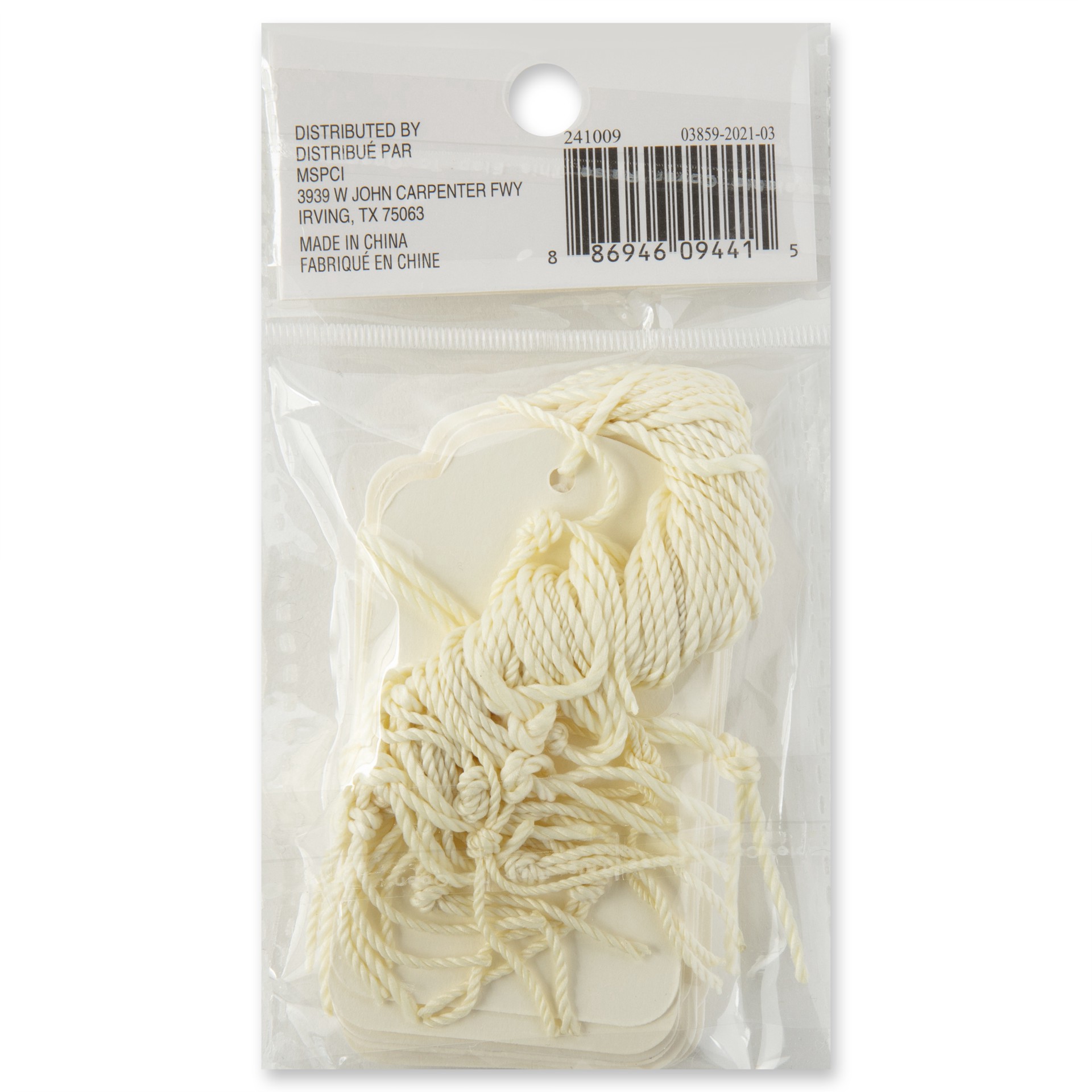 slide 5 of 5, Ivory Gift Tags By Recollections, 1.61 in x 2.75 in