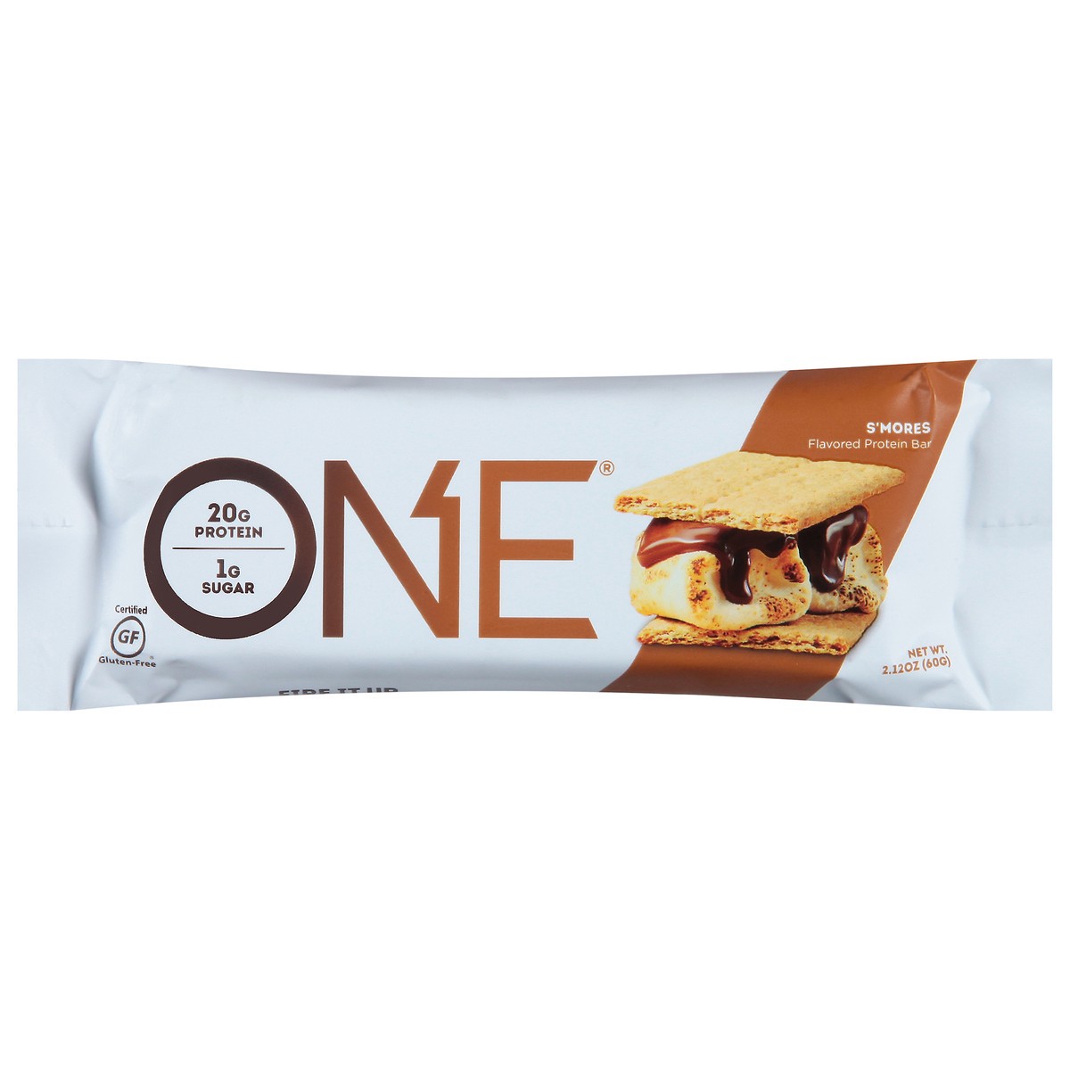 slide 4 of 13, ONE S'mores Flavored Protein Bar, 2.12 oz, 2.12 oz