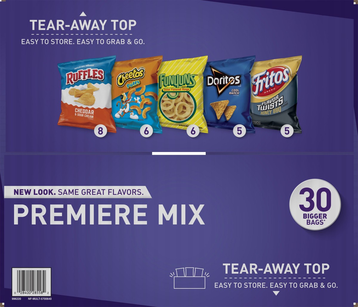 slide 6 of 11, Frito-Lay Bigger Bags Premiere Mix Snack Chips 30 oz, 30 oz