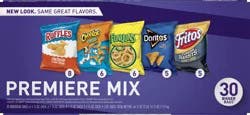 Frito-Lay Bigger Bags Premiere Mix Snack Chips 30 oz