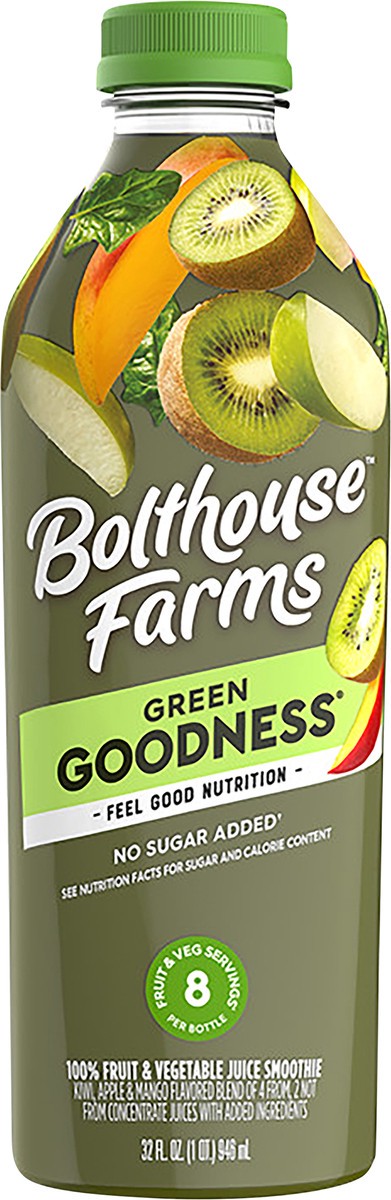 slide 3 of 5, Bolthouse Farms Green Goodness Fruit and Vegetable Juice, 32 oz, 32 oz